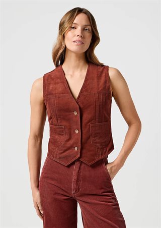 Wrangler - Femme Vest Madder Brown - Rus/Copper